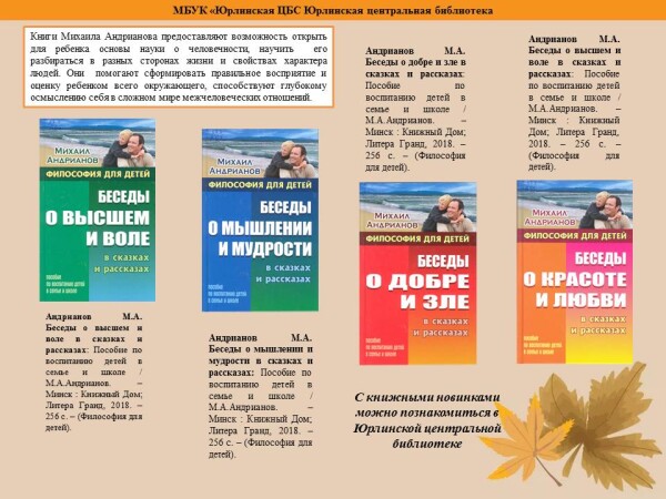 книги Михаила Андрианова